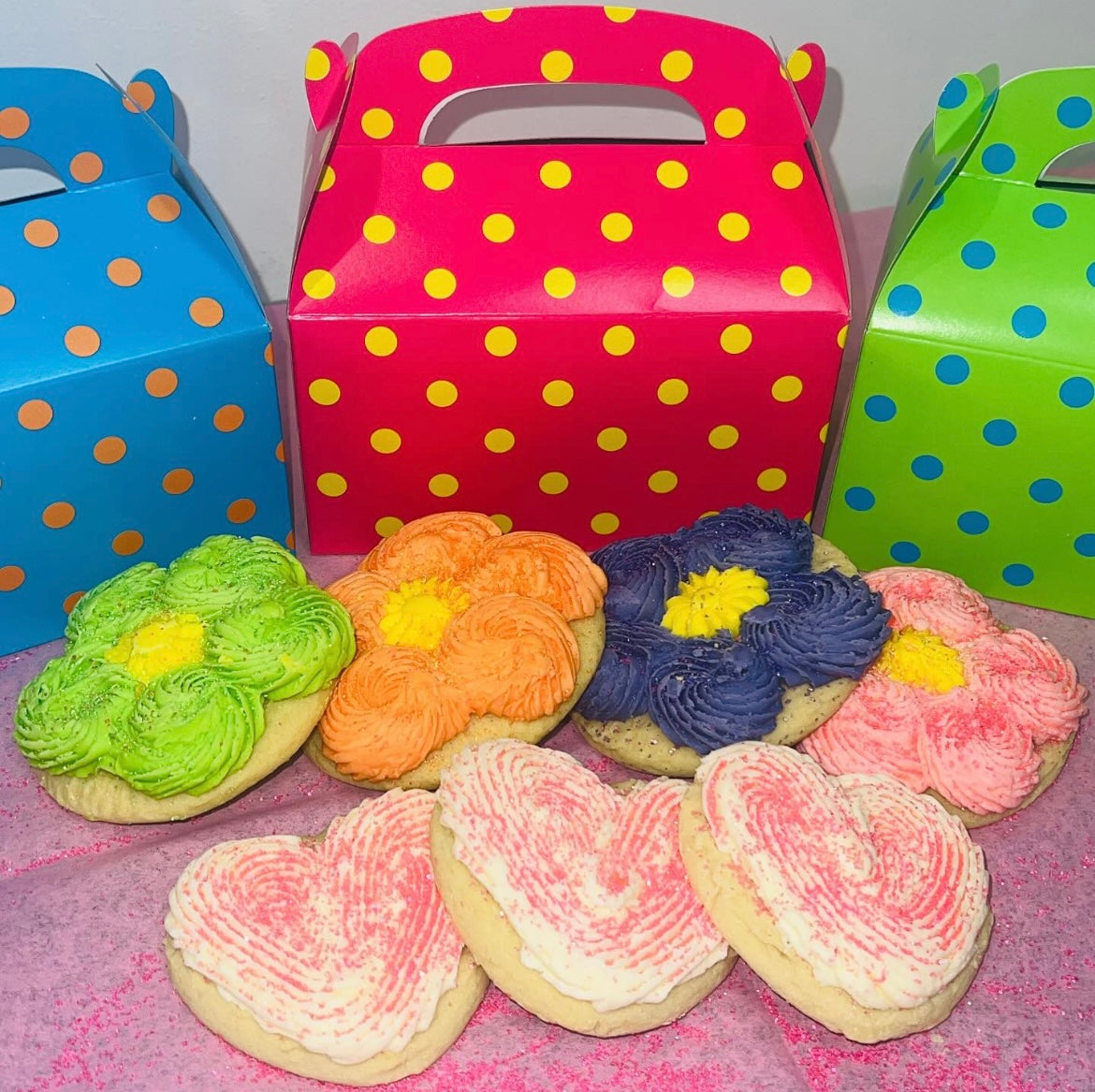 Flower & Heart Sprinkles for Mom! - 6ct