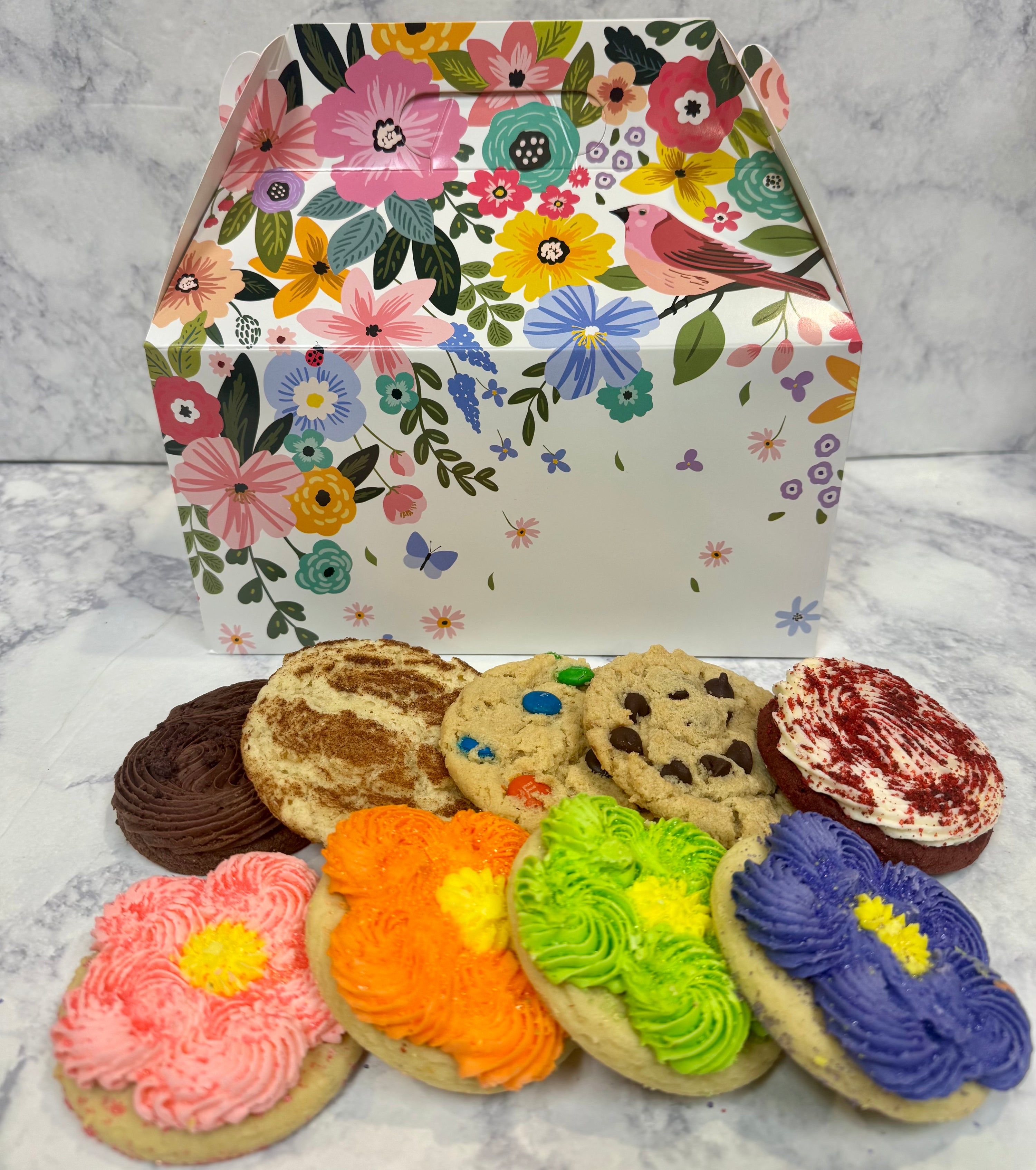 Flower Gable for Mom - 18ct