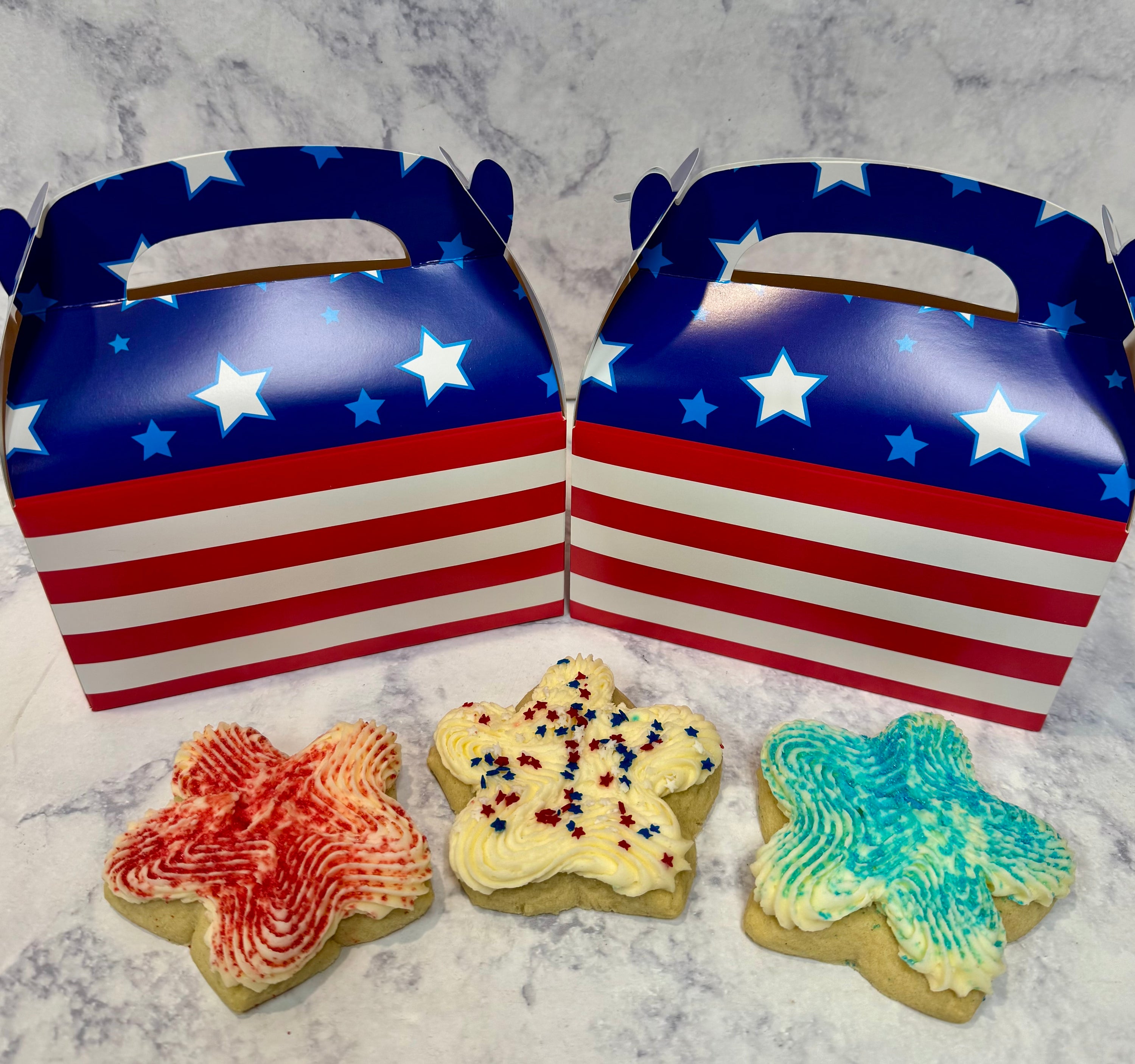 Patriotic Stars Totes - 10ct